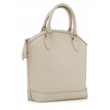 Louis Vuitton Vintage - Epi Lockit Vertical Bag - Ivory - Leather and Epi Leather Handbag - Luxury High Quality