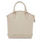 Louis Vuitton Vintage - Epi Lockit Vertical Bag - Ivory - Leather and Epi Leather Handbag - Luxury High Quality