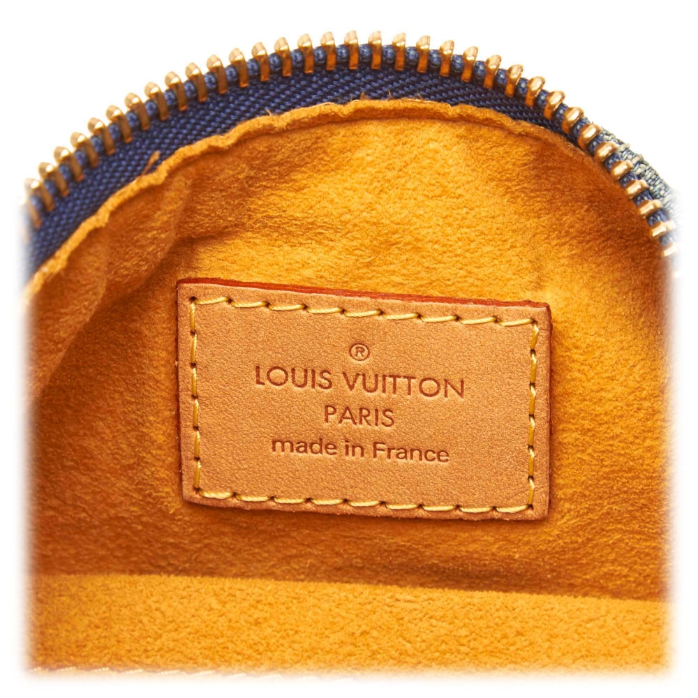 LOUIS VUITTON Monogram Blue Denim Baggy GM Shoulder Bag