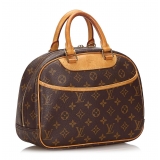 Louis Vuitton Vintage - Monogram Trouville Bag - Brown - Monogram Canvas and Leather Handbag - Luxury High Quality