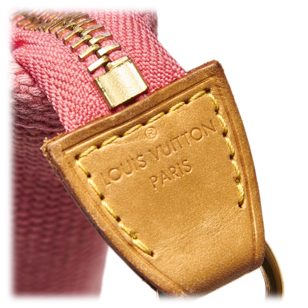 Antigua handbag Louis Vuitton Pink in Cotton - 38063768