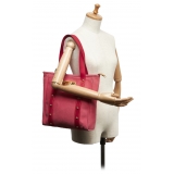 Louis Vuitton Vintage - Antigua Hippo MM Shoulder Bag - Pink - Fabric and Canvas Handbag - Luxury High Quality