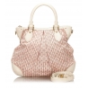 Louis Vuitton Vintage - Monogram Mini Lin Croisette Marina PM Bag - White Pink - Leather Handbag - Luxury High Quality