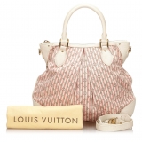 Louis Vuitton Vintage - Monogram Mini Lin Croisette Marina PM Bag - Bianco Rosa - Borsa in Tela e Pelle - Alta Qualità Luxury