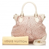 Louis Vuitton Vintage - Monogram Mini Lin Croisette Marina PM Bag - White Pink - Leather Handbag - Luxury High Quality