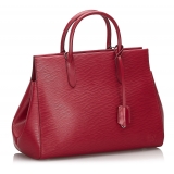 Louis Vuitton Vintage - Epi Marly MM Bag - Rossa - Borsa in Pelle Epi e Pelle - Alta Qualità Luxury