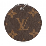 Louis Vuitton Vintage - Monogram Monogram Illustre Logos Bag Charm - Brown - Monogram Canvas Keychain - Luxury High Quality