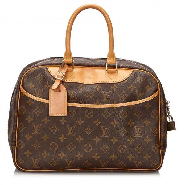 Louis Vuitton Vintage - Monogram Deauville Bag - Brown - Monogram Canvas and Leather Handbag - Luxury High Quality