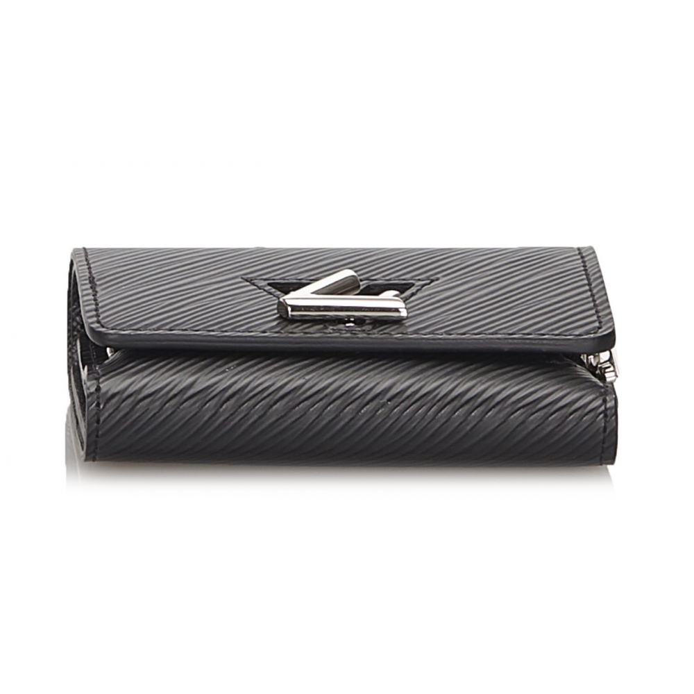 Louis Vuitton Vintage - Epi Twist Compact Wallet - Black - Leather and Epi  Leather Wallet - Luxury High Quality - Avvenice
