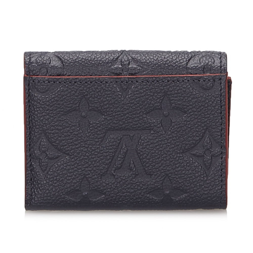 Louis Vuitton Vintage - Monogram Empreinte Zoe Wallet - Black - Leather ...