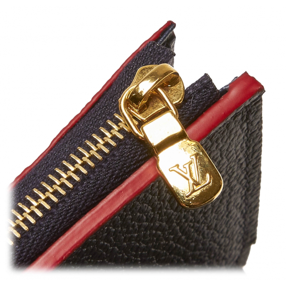 Louis Vuitton Vintage - Monogram Empreinte Zoe Wallet - Black - Leather and Calf Wallet - Luxury ...