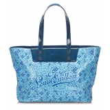 Louis Vuitton Vintage - Cosmic Blossom PM Bag - Blue - PVC and Leather Handbag - Luxury High Quality
