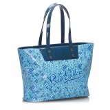 Louis Vuitton Vintage - Cosmic Blossom PM Bag - Blu - Borsa in PVC e Pelle - Alta Qualità Luxury