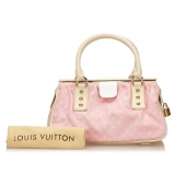 Louis Vuitton Vintage - Mini Lin Trapeze GM Bag - Pink - Fabric and Leather Handbag - Luxury High Quality