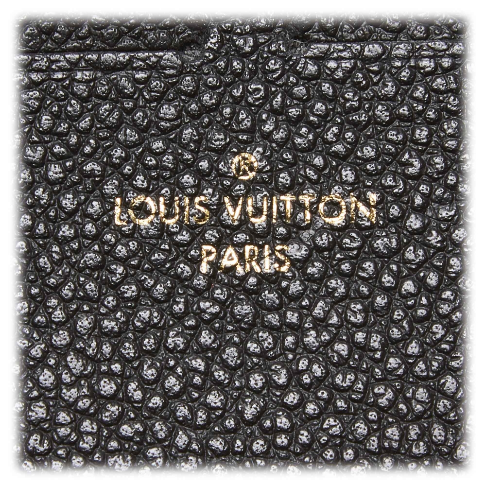 Louis Vuitton Vintage - Taiga Pochette Felicie Insert Pouch - Black -  Leather and Taiga Leather Pouch - Luxury High Quality - Avvenice