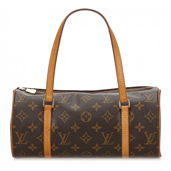 Louis Vuitton Vintage - Monogram Papillon 26 Bag - Marrone - Borsa in Tela  Monogramma e Pelle Vachetta - Alta Qualità Luxury - Avvenice