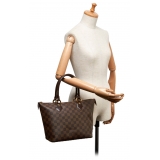 Louis Vuitton Vintage - Damier Ebene Saleya PM Bag - Brown - Damier Canvas and Leather Handbag - Luxury High Quality