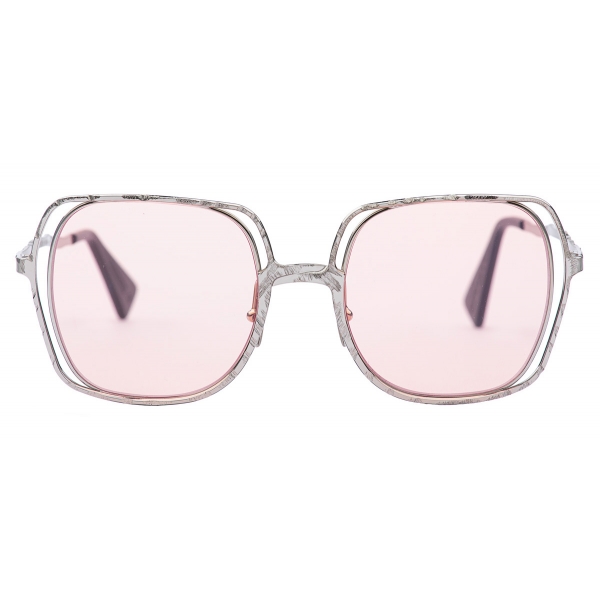 Kuboraum - Mask H14 - Silver - H14 SI - Sunglasses - Kuboraum Eyewear