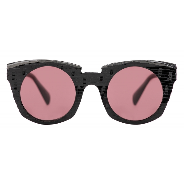 Kuboraum - Mask U6 - Black Shine - U6 BS CZ - Sunglasses - Kuboraum Eyewear