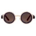 Kuboraum - Mask Z3 - Royal Blue Gold - Z3 BG - Sunglasses - Kuboraum Eyewear