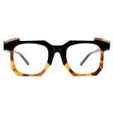 Kuboraum - Mask K2 - Havana Lucentezza Nera - K2 HBS - Occhiali da Vista - Kuboraum Eyewear