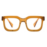 Kuboraum - Mask K4 - Ambra - K4 AMB - Occhiali da Vista - Kuboraum Eyewear