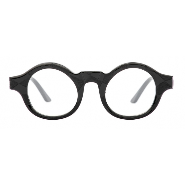 Kuboraum - Mask L4 - Black Shine - L4 BS SY - Optical Glasses - Kuboraum Eyewear