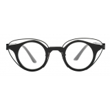 Kuboraum - Mask N10 - Black Shine - N10 BS - Optical Glasses - Kuboraum Eyewear