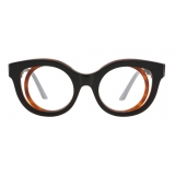 Kuboraum - Mask T5 - Havana Black Matt - T5 HBM - Optical Glasses - Kuboraum Eyewear