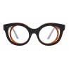 Kuboraum - Mask T5 - Havana Black Matt - T5 HBM - Optical Glasses - Kuboraum Eyewear