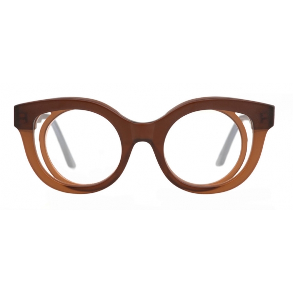 Kuboraum - Mask T5 - Coffee - T5 COF SO - Optical Glasses - Kuboraum Eyewear