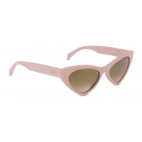 Moschino - Cat Eye Sunglasses with Micro Studs - Pale Pink - Moschino Eyewear