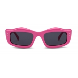 Moschino - Sunglasses with Micro Studs Detail - Fuchsia - Moschino Eyewear