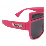 Moschino - Occhiali da Sole con Logo in Metallo - Fucsia - Moschino Eyewear