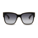 Moschino - Occhiali da Sole con Profili Oro - Nero - Moschino Eyewear