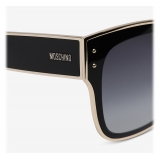 Moschino - Occhiali da Sole con Profili Oro - Nero - Moschino Eyewear