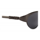 Moschino - Occhiali da Sole Cat-Eye in Metallo - Nero - Moschino Eyewear