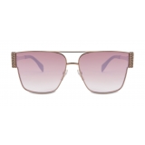 Moschino - Bijou Chain Sunglasses - Pale Pink - Moschino Eyewear