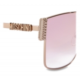 Moschino - Bijou Chain Sunglasses - Pale Pink - Moschino Eyewear