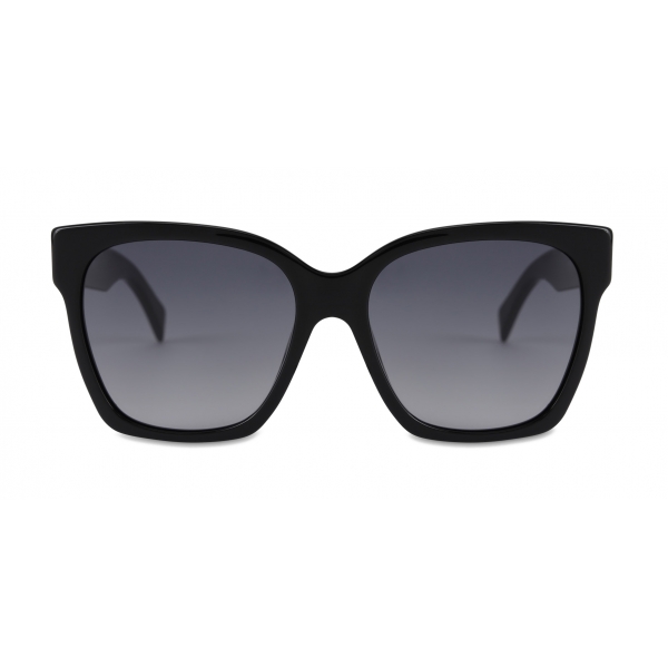 Moschino - Metal Studs Acetate Sunglasses - Black - Moschino Eyewear