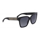 Moschino - Metal Studs Acetate Sunglasses - Black - Moschino Eyewear