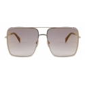 Moschino - Sunglasses with Micro Studs - Gold - Moschino Eyewear
