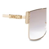 Moschino - Bijou Chain Sunglasses - Copper - Moschino Eyewear