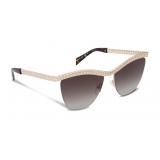 Moschino - Sunglasses with Gold Frame - Gold - Moschino Eyewear