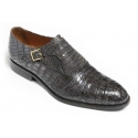 Vittorio Martire - Sofisticato - Grey - Trendy Collection - Crocodile - Italian Handmade Shoes - Luxury Leather