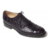 Vittorio Martire - Raffaello - Black - Trendy Collection - Crocodile - Italian Handmade Shoes - Luxury Leather