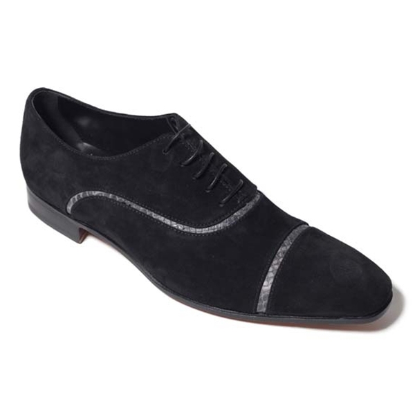 Vittorio Martire - Roberto - Trendy Collection - Suede - Python - Italian Handmade Shoes - Luxury Leather