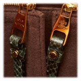 Louis Vuitton Vintage - Monogram Etoile Exotique MM - Brown - Canvas and Python Leather Handbag - Luxury High Quality