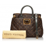 Louis Vuitton Vintage - Monogram Etoile Exotique MM - Marrone - Borsa in Tela e Pelle di Pitone - Alta Qualità Luxury