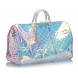 Louis Vuitton Vintage - RGB Keepall Bandouliere 50 - Silver - Plastic and PVC - Luxury High Quality
